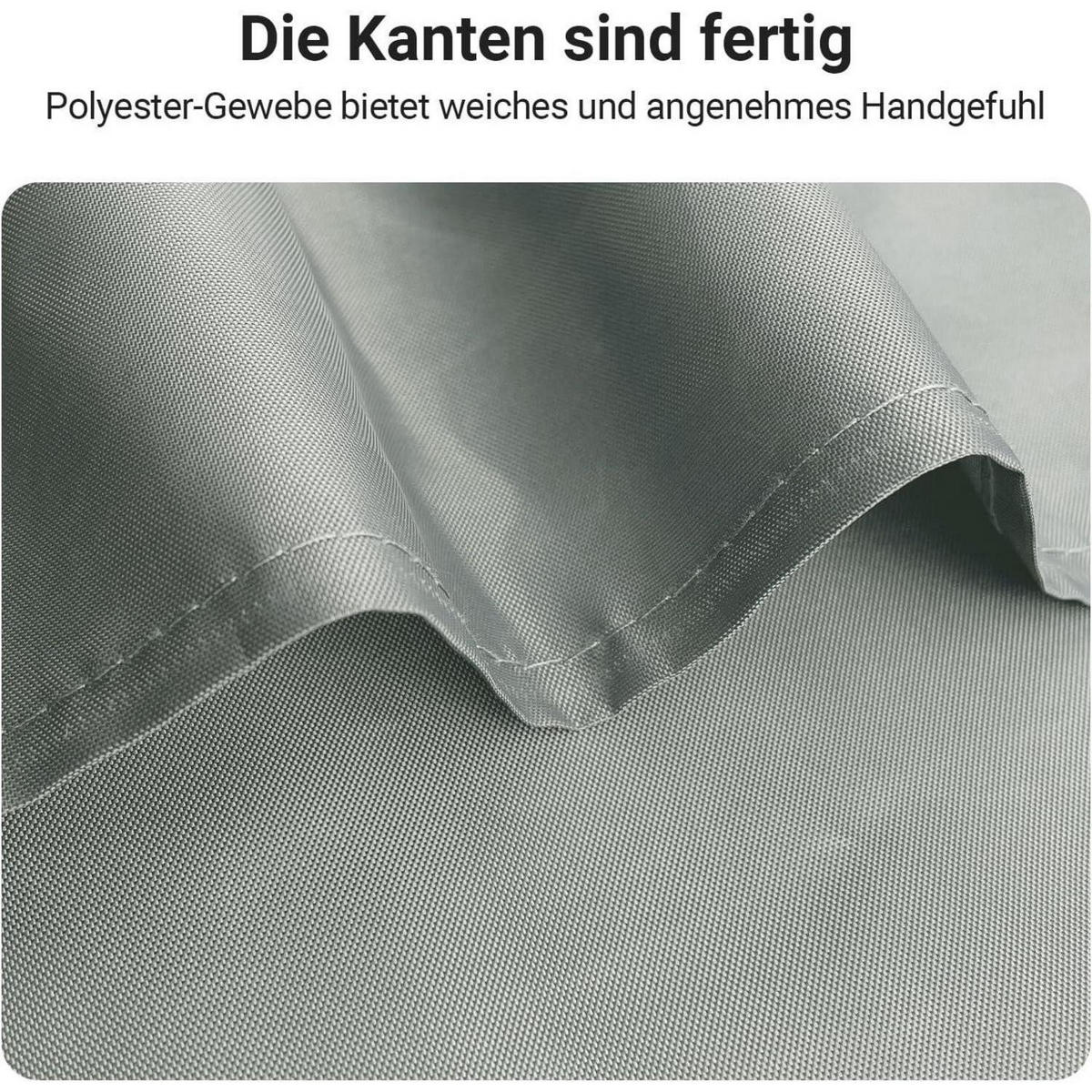 DUSCHVORHANG Grau 240 x 180 cm Textil Wasserabweisend Waschbar - Grau, Textil (240/180cm)