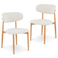 ESSZIMMERSTUHL ARIEL 2er-Set cremeweiß - Creme, Textil (49/79/48cm) - IDIMEX