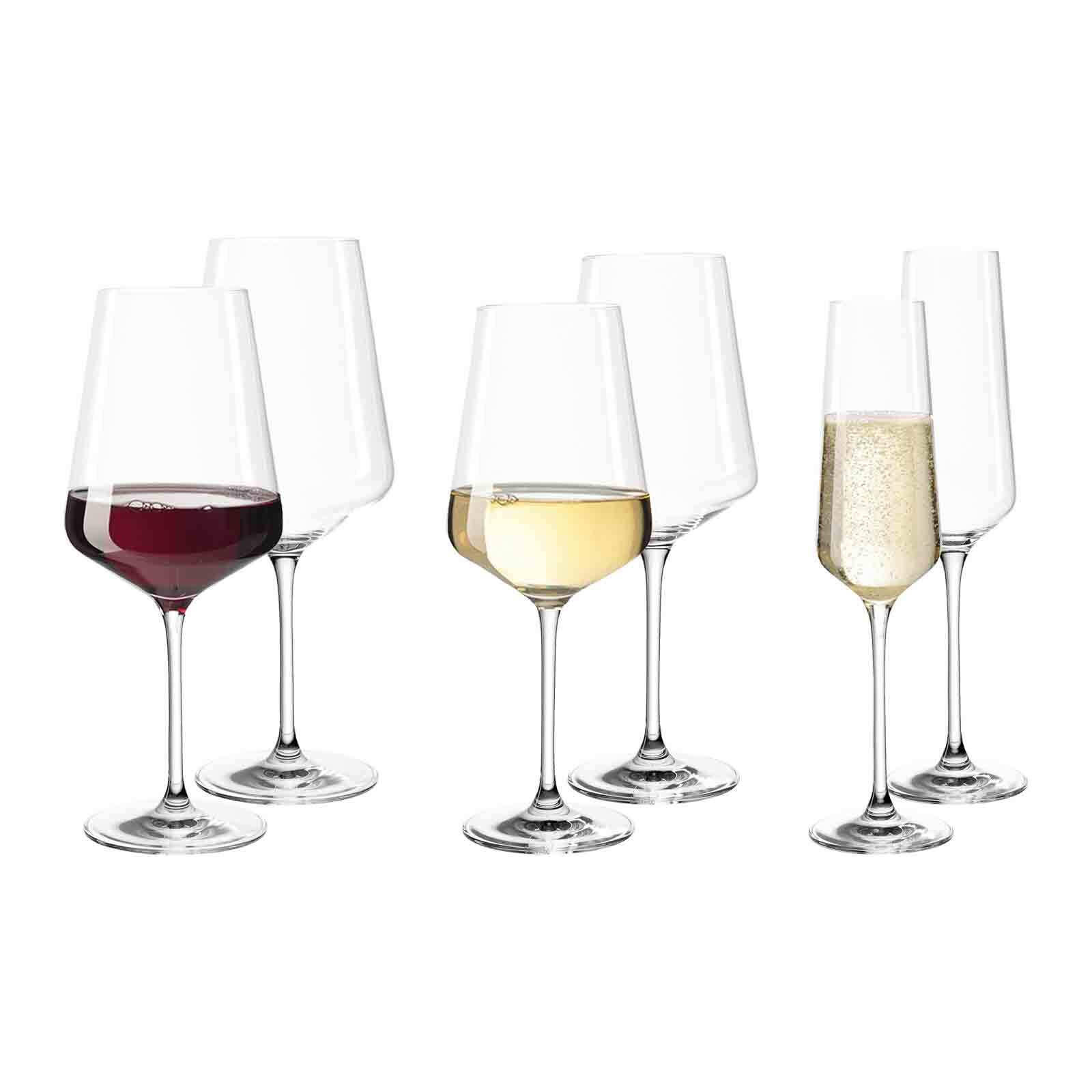WEIN- UND SEKTGLÄSER Puccini transparent 6er Set - Transparent, Glas - Leonardo Living