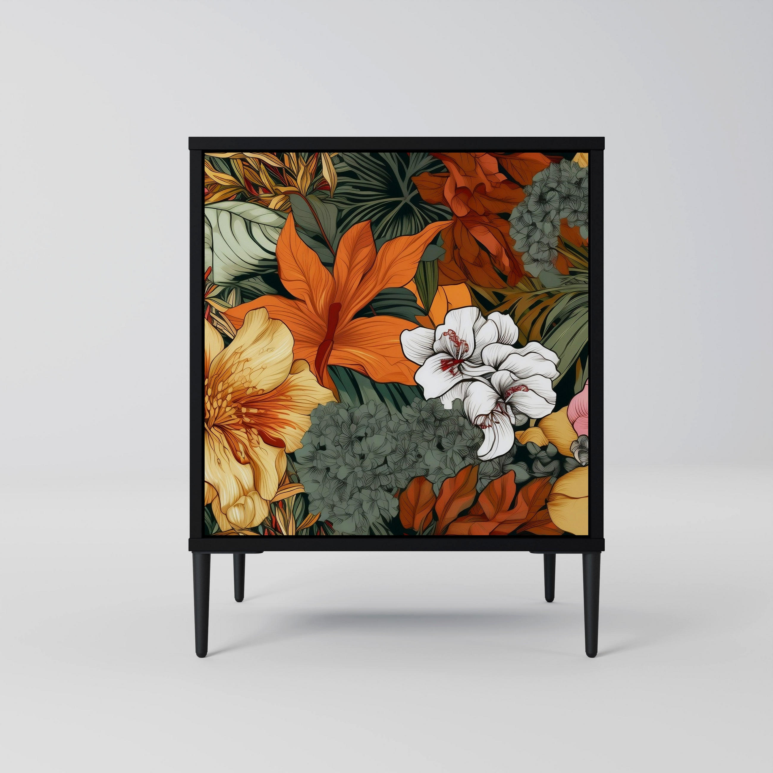 SpaceRebels Sideboard Schwarz 57.5x72.5x42 cm