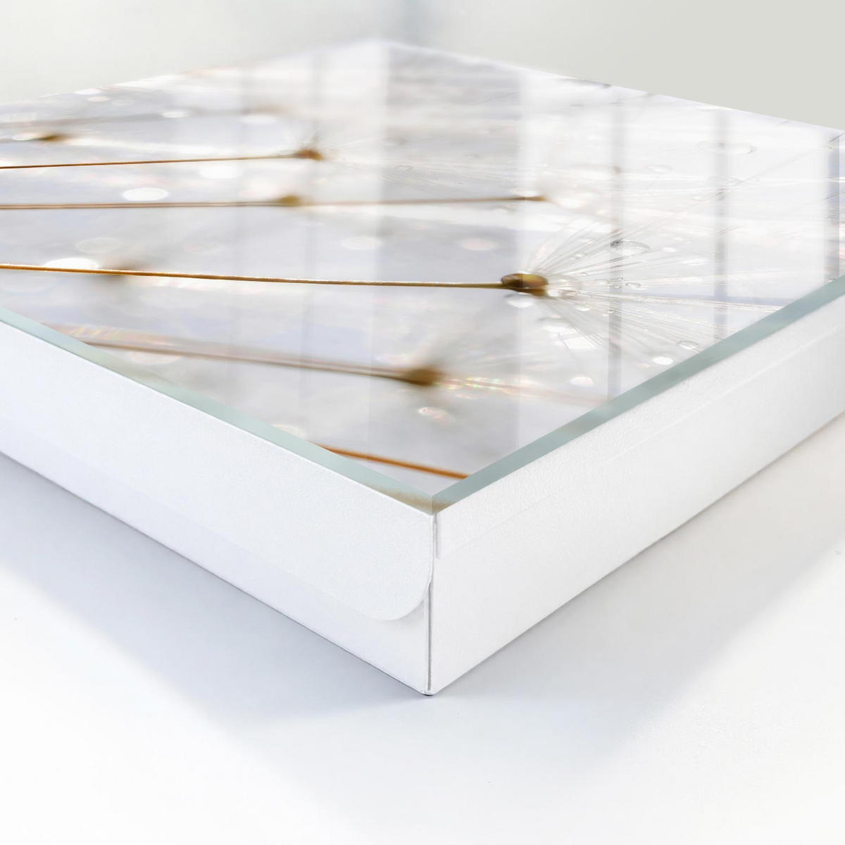 SCHLÜSSELBOX Weiß 30x30 cm – Türöffnung nach rechts - Die Leichtigkeit der Natur - Weiß, Metall (30/30/5cm) - TULUP