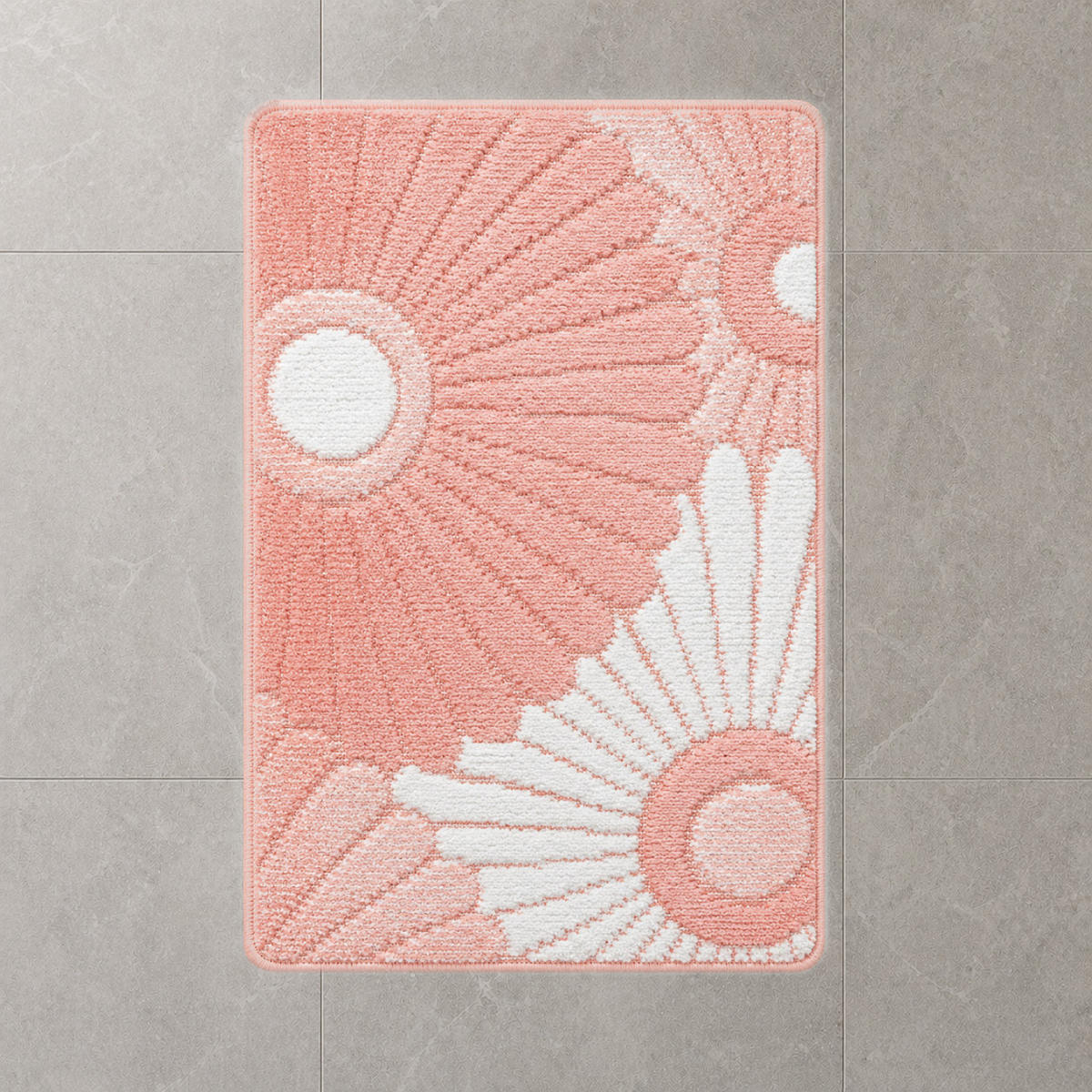 BADEMATTE 80/150cm SALMON - Orange, Textil (80/150cm) - ROLFNERS
