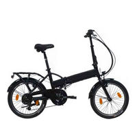 FALT E-BIKE 20" PLEXA - Schwarz, Metall (105cm) - LLOBE