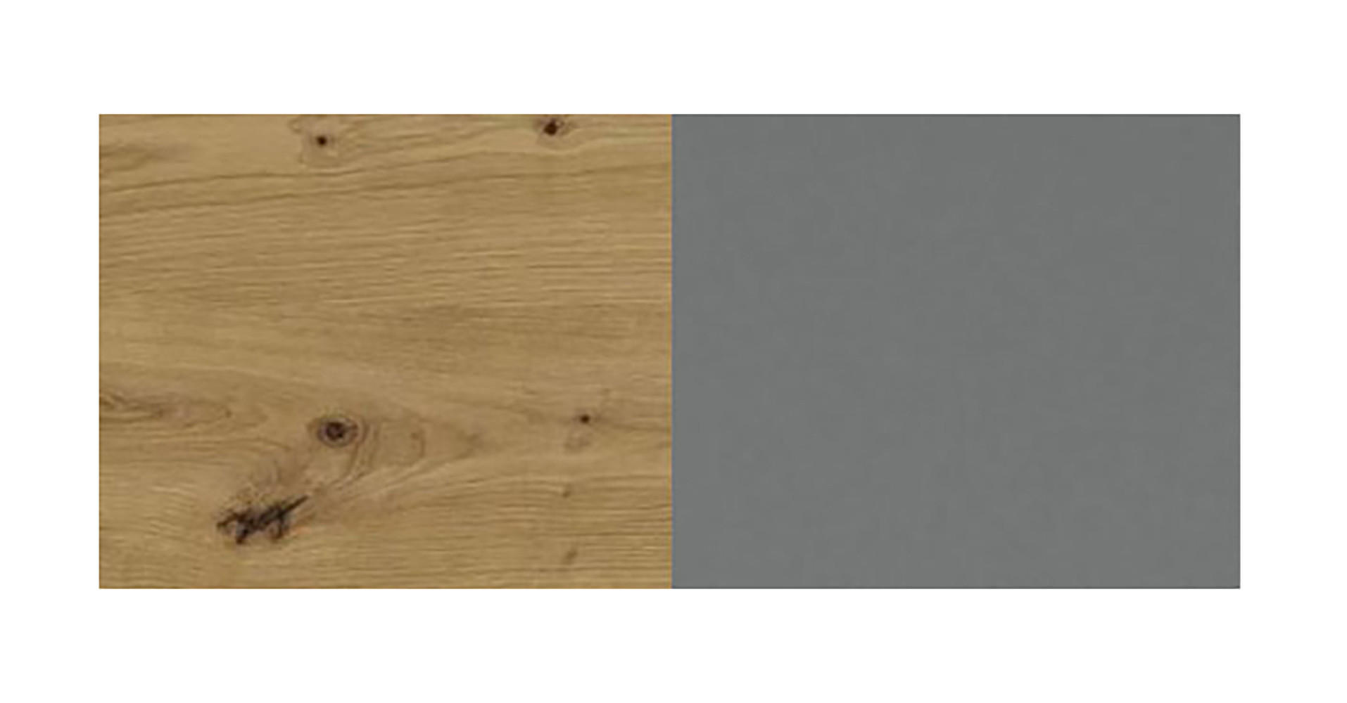 KÜCHENUNTERSCHRANK Bonn Dust Grey Matt / Eiche Artisan Matt 45 / 50 / 82cm - Eiche Artisan/Grau, Holz/Holzwerkstoff (45/82/50cm) - Feldmann-Wohnen