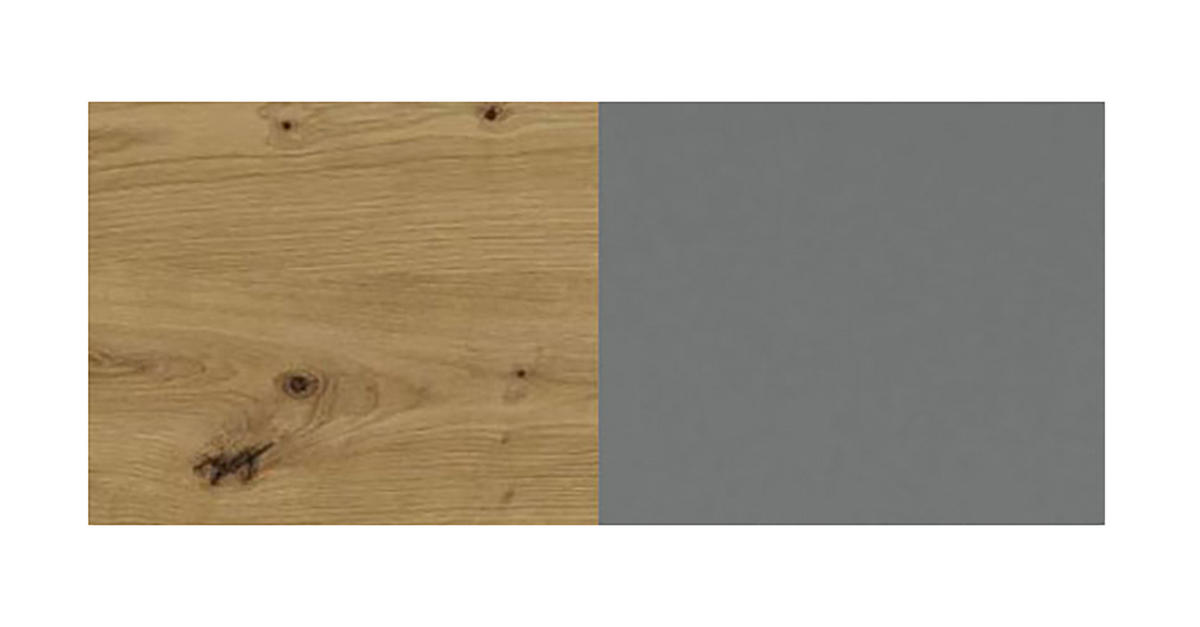 APOTHEKERSCHRANK Bonn D1D/40 Dust Grey Matt / Eiche Artisan 40 / 50 / 82cm - Eiche Artisan/Grau, Holz/Holzwerkstoff (40/82/50cm) - Feldmann-Wohnen