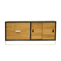 HOLZGEFERTIGTE TV-Kommode für das Wohnzimmer DENIS - Eichefarben, Holz (120/55/35cm) - Rawood Furniture