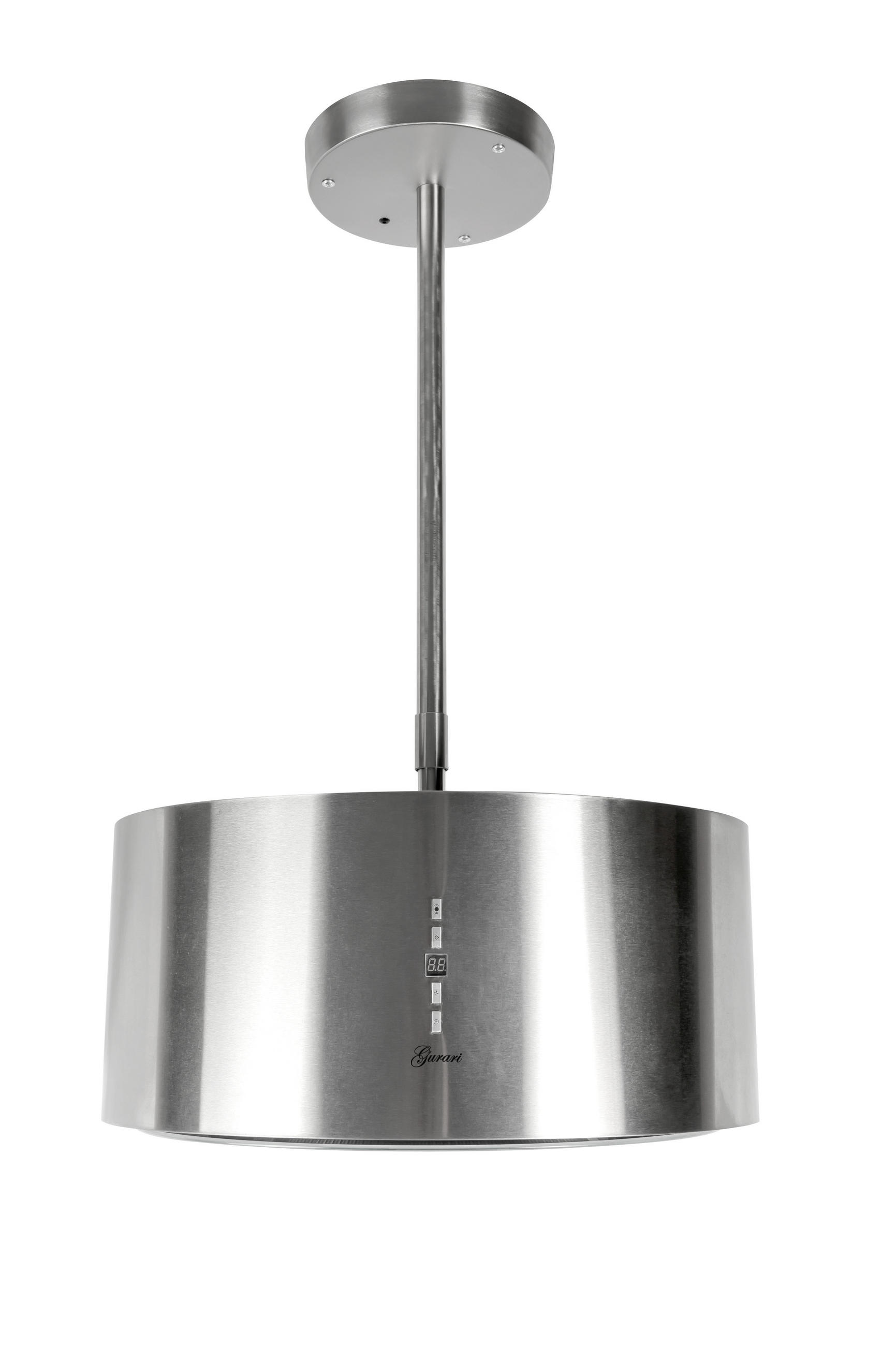 DUNSTABZUGSHAUBE GCH I 237 50 IS + Umluftset, 50 cm Edelstahl - Silberfarben, Metall (50/20/50cm) - Gurari