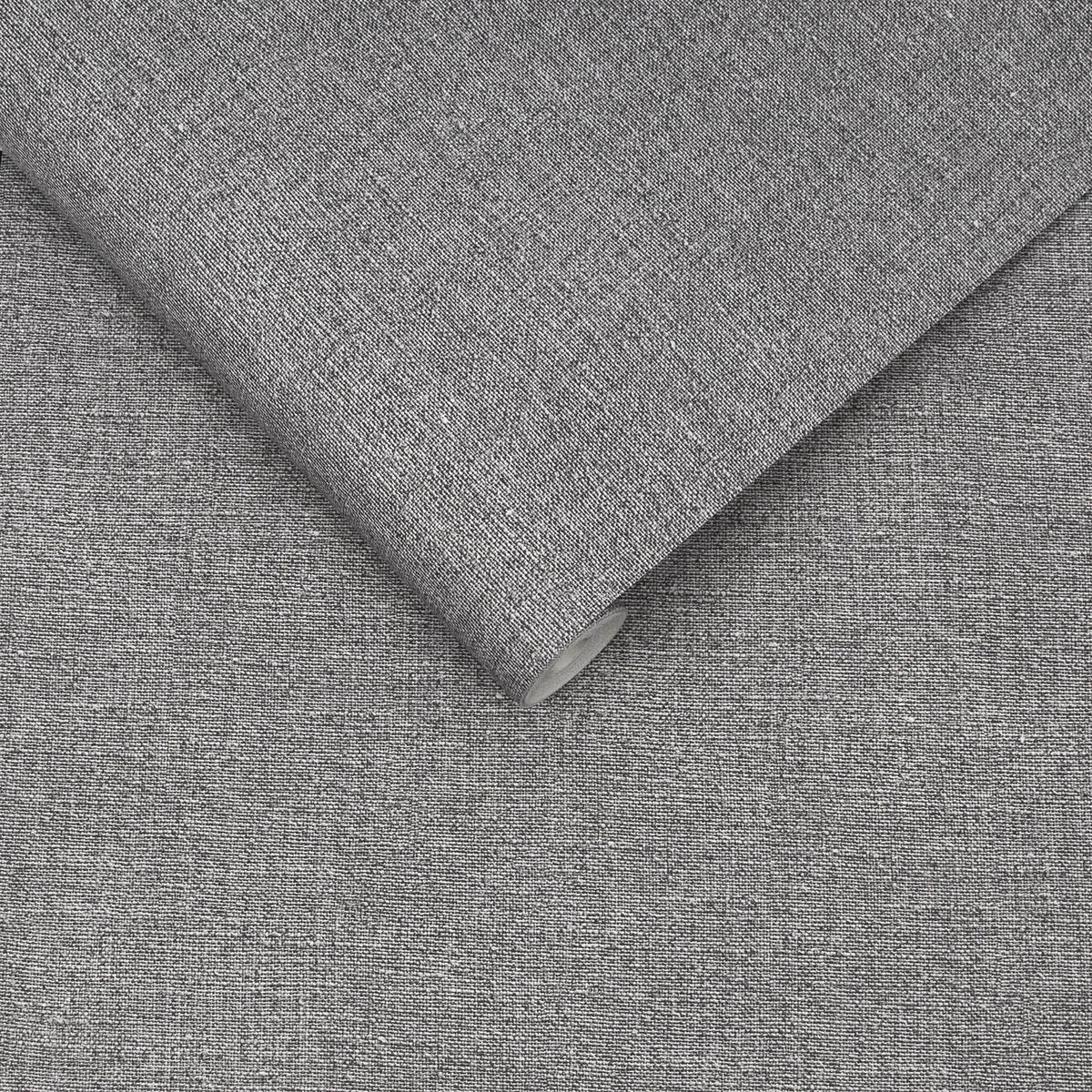 VLIESTAPETE Haptic Grey - Grau, Papier/Kunststoff (52/1000cm) - Graham & Brown