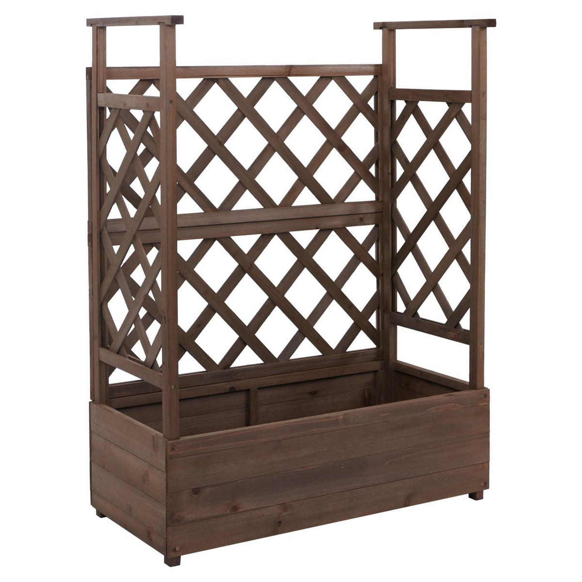 HOCHBEET 114x85x44cm Braun - Braun, Holz (85/114/44cm) - PROREGAL