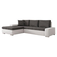 ECKSOFA Orkan Mini Lux - Weiß, Holz/Textil (265/185cm) - MIRJAN24