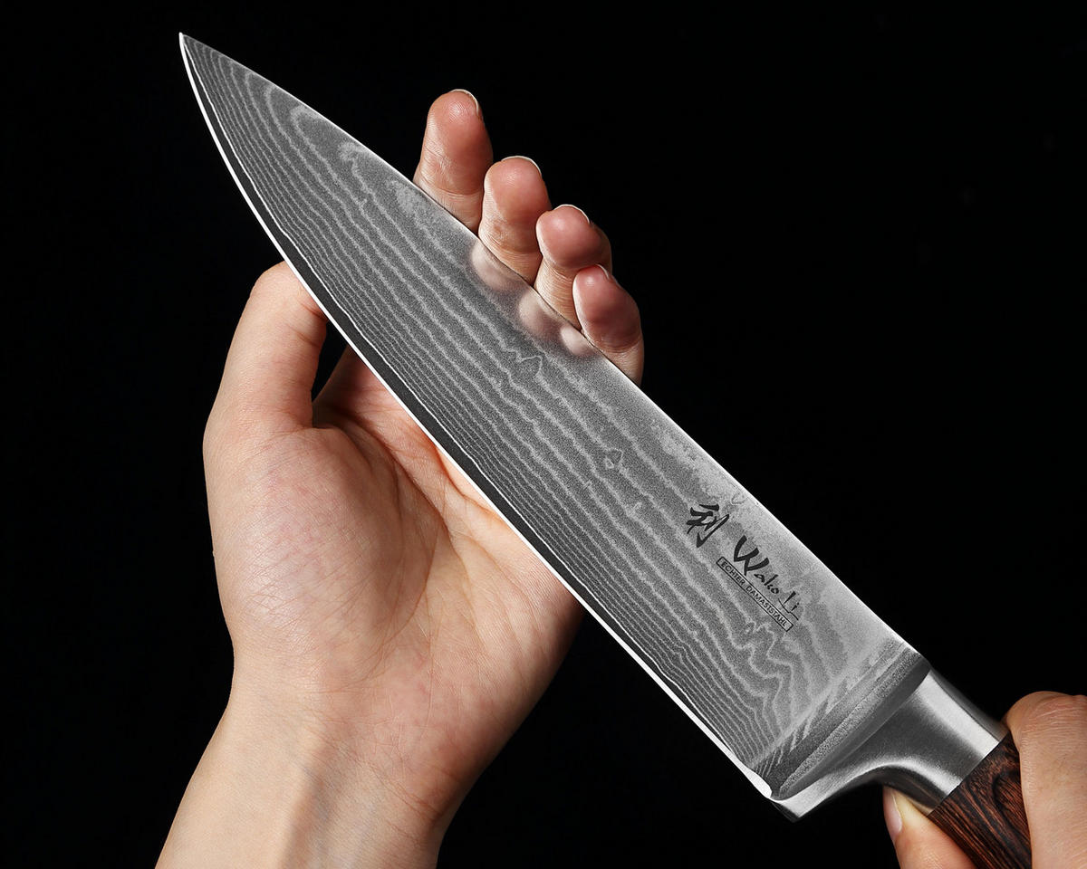 CHEFMESSER I EDIB - Braun, Holz/Metall (30cm) - Wakoli