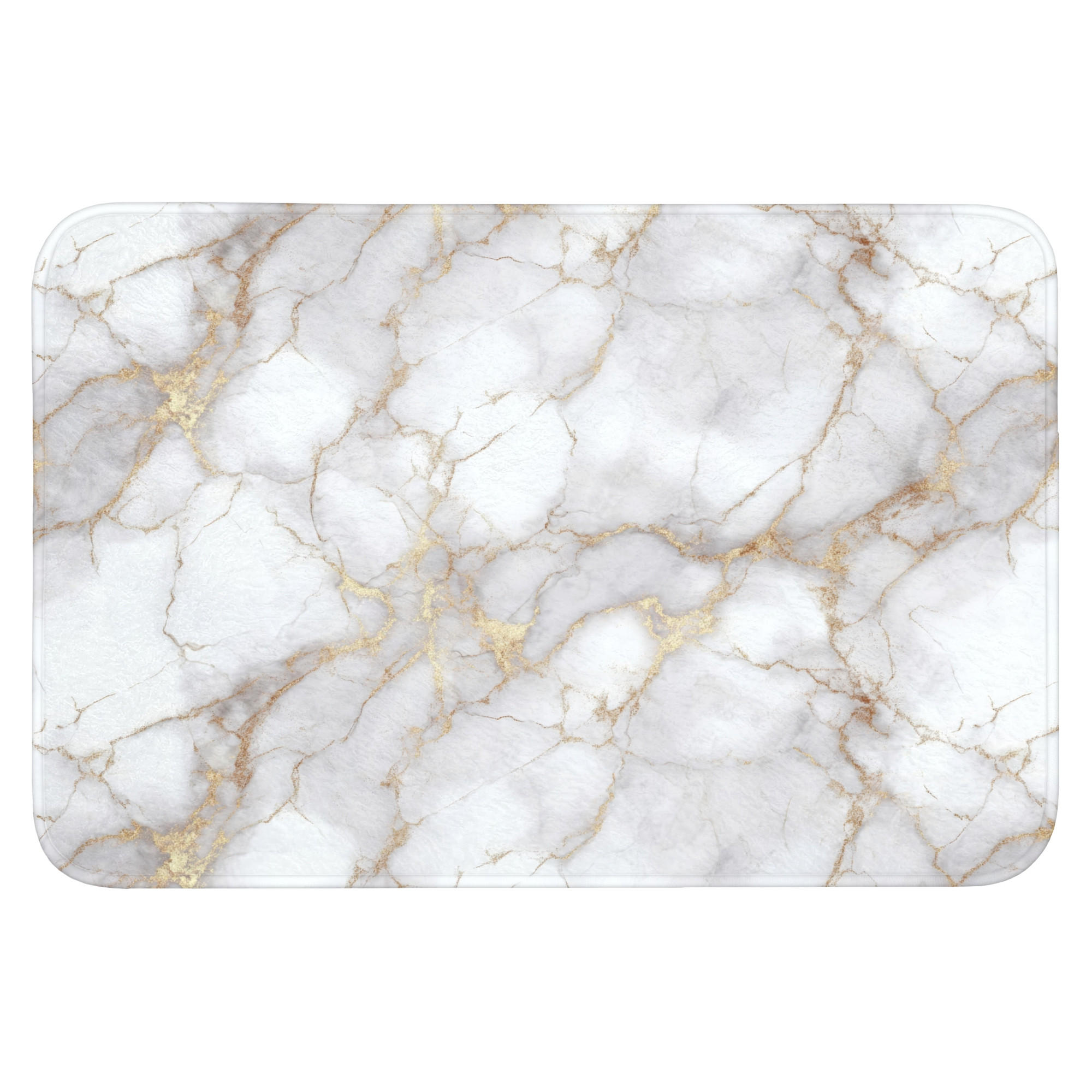 TEPIH ZA KUPAONICU Tekstura 90x60 cm - bijela, tekstil/plastika (90/60cm) - OnlyWow
