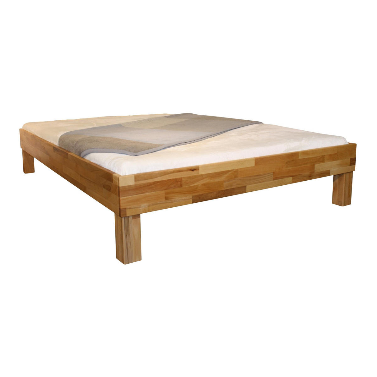 FUTONBETT 180/200 cm aus Kernbuche - Braun, Holz (180/200cm) - MeinMassivholz