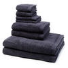 FROTTIERSET Superwuschel 8-teilig - Dunkelgrau, Textil (50/100cm) - MÖVE