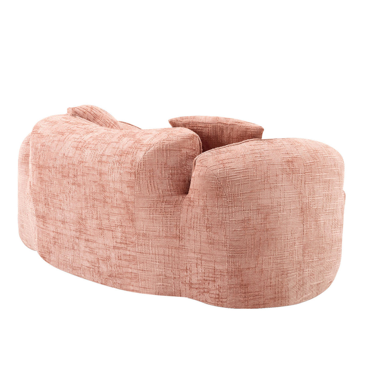 2-SITZER Sofa 170/87/65 cm in Pink mit Federkern und Schaumstoffpolsterung – kompakt für kleine Räume - Rosa, Kunststoff (170/70/87cm) - BEAOK
