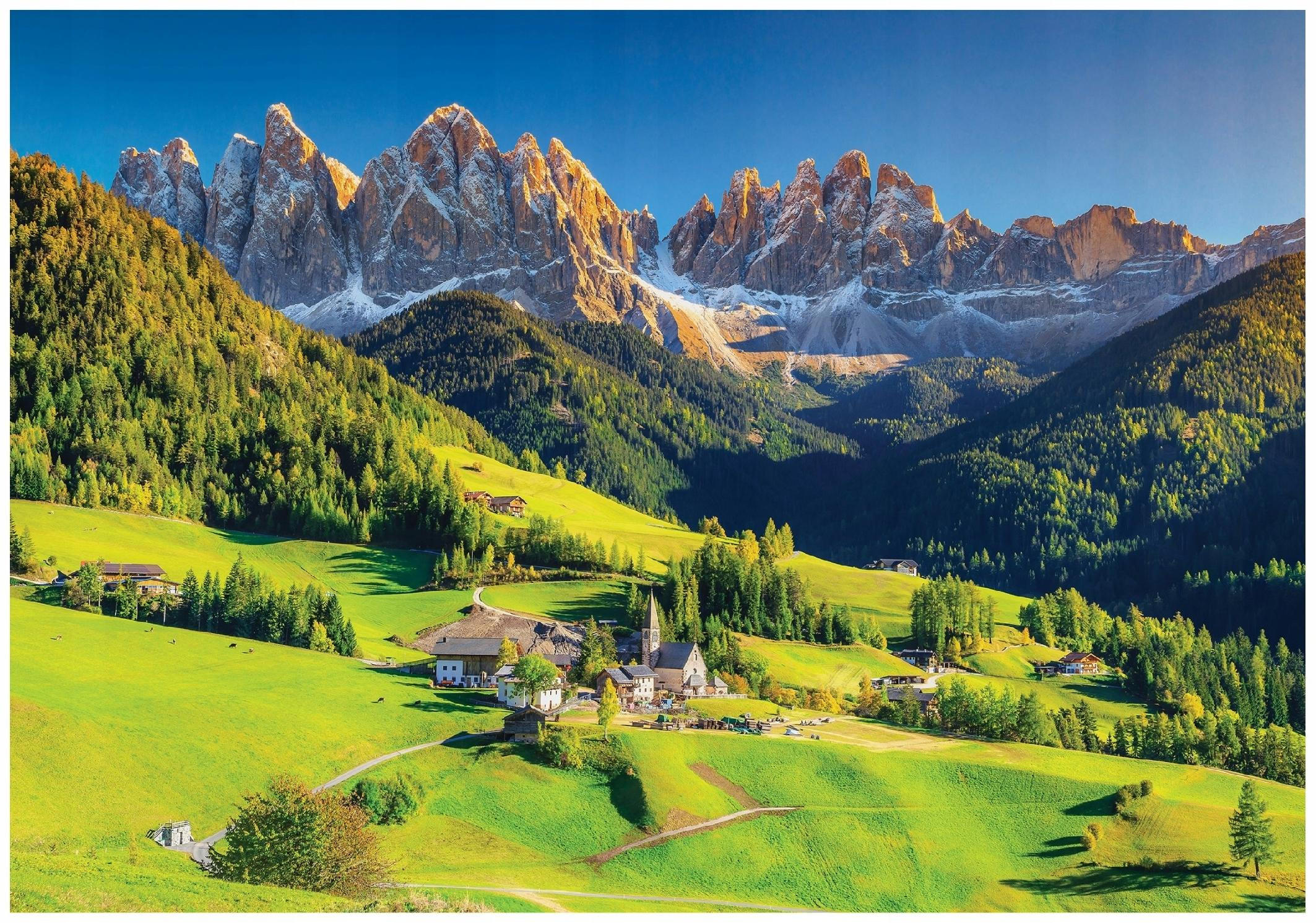FOTOTAPETE Berge Natur Vliestapete Tapete 300x210 - Multicolor, Papier (300/210cm) - Wallarena