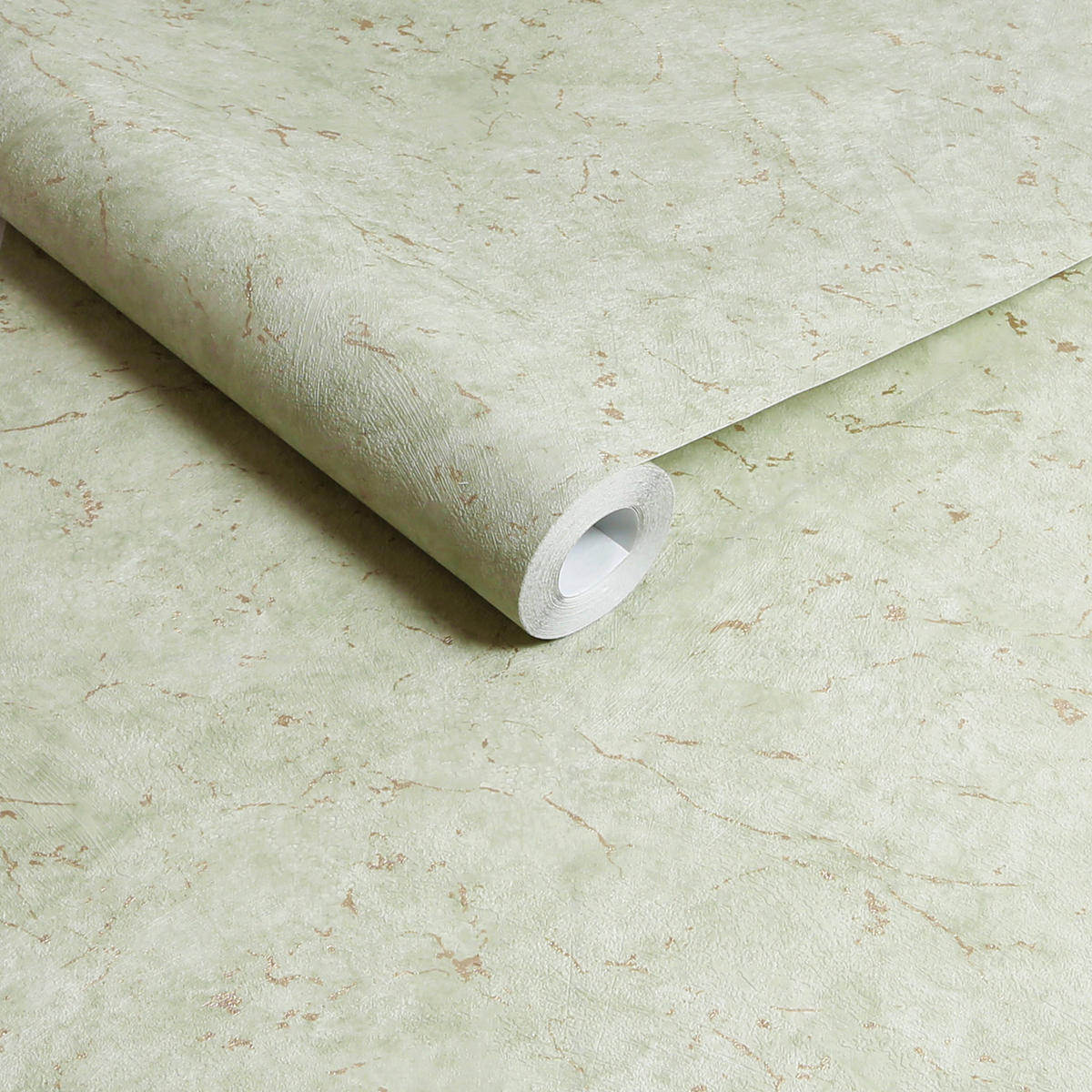 VLIESTAPETE Gips - Grün, Papier/Kunststoff (52/1000cm) - Easy Decor