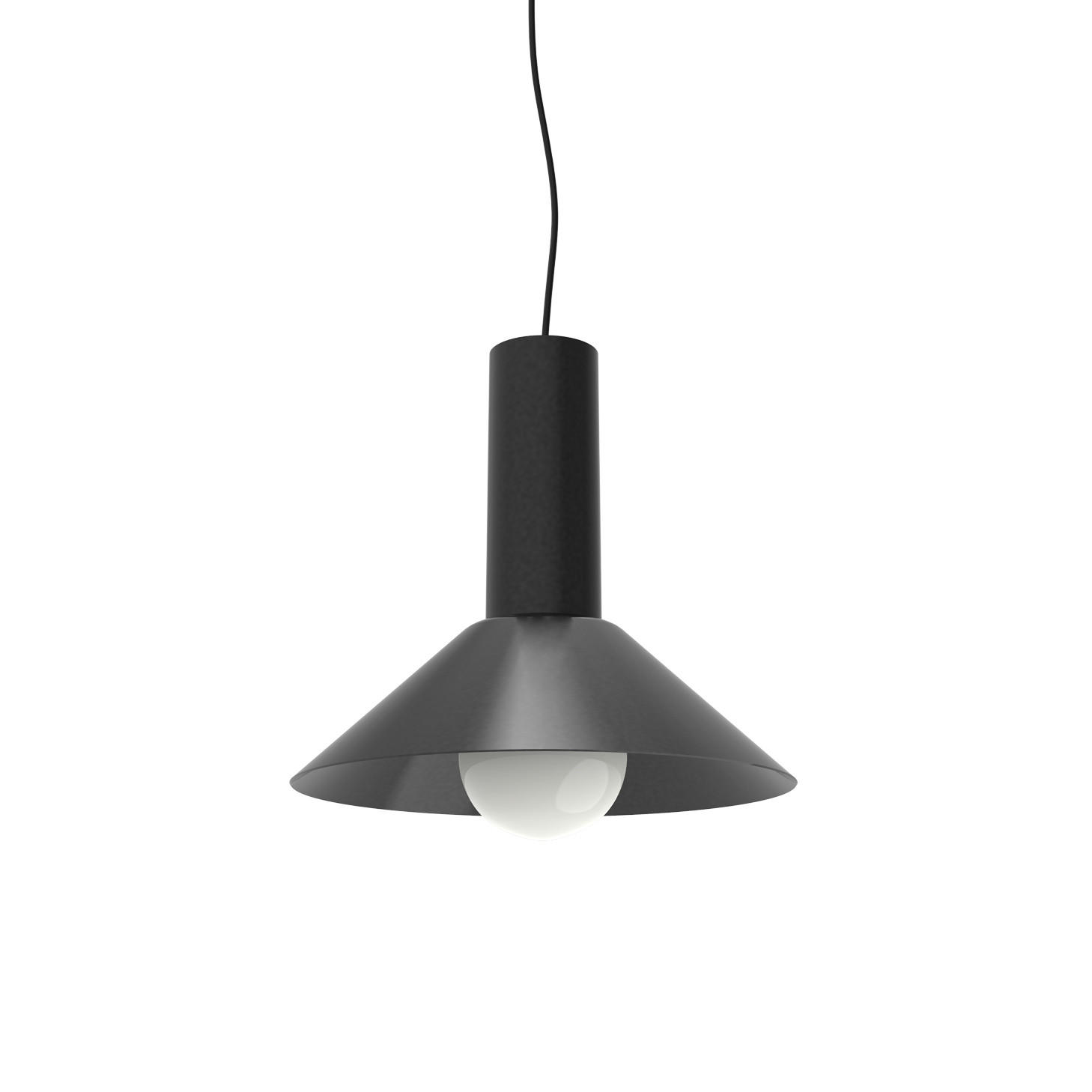 HÄNGELEUCHTE - Schwarz Hochglanz, Metall (25/25/23cm) - Lumicom
