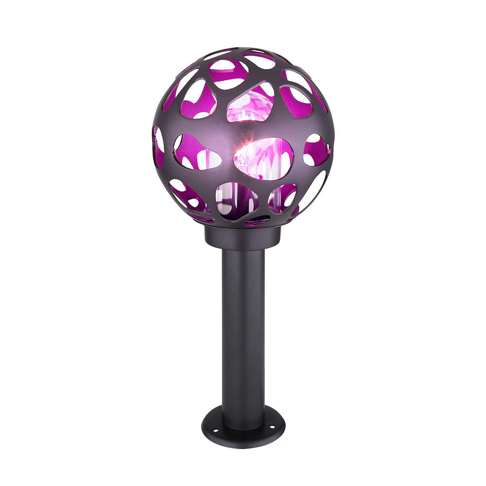 LED WEGELEUCHTE HILARIO Aluminium Anthrazit - Anthrazit, Kunststoff/Metall (20/45/20cm) - Globo Lighting
