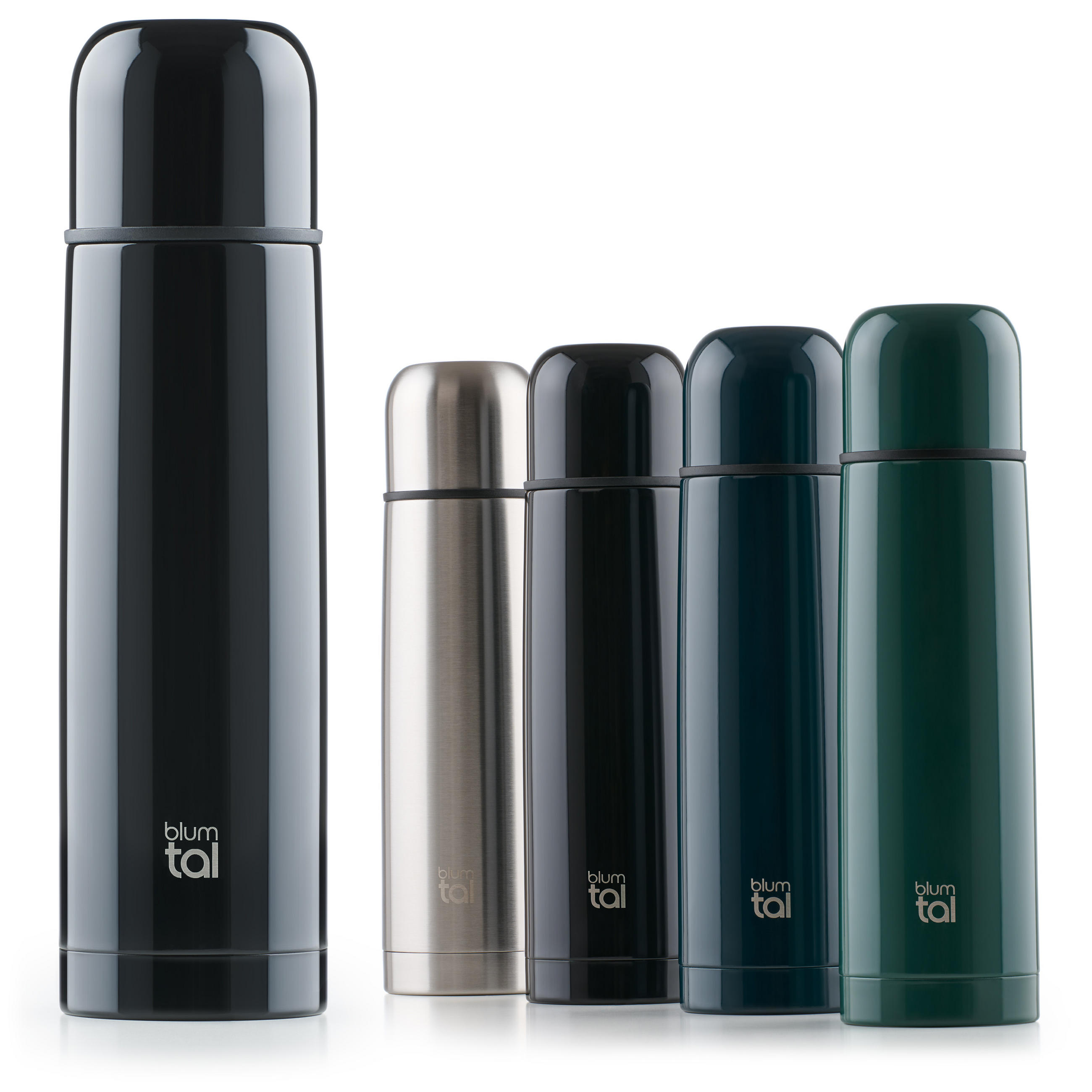 Blumtal Thermosflasche Schwarz