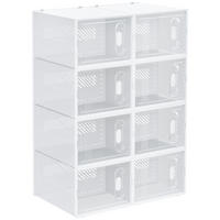 SCHUHREGAL Transparent 1Stück - Transparent, Kunststoff (36/21/28cm) - GiPP