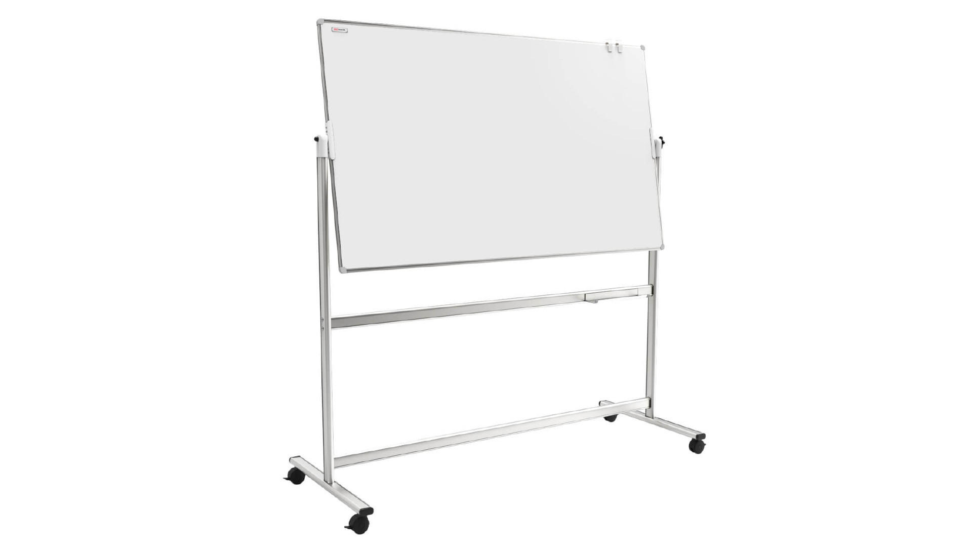 MOBILES Whiteboard 150x100cm - Fürs Büro Schreibfläche - Weiß, Metall (150/100/2cm) - ALLboards