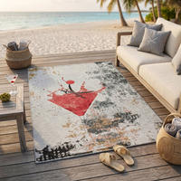 OUTDOORTEPPICH Rantum Beach 80x165 cm - Rot, Textil (80/165cm) - Sansibar SYLT