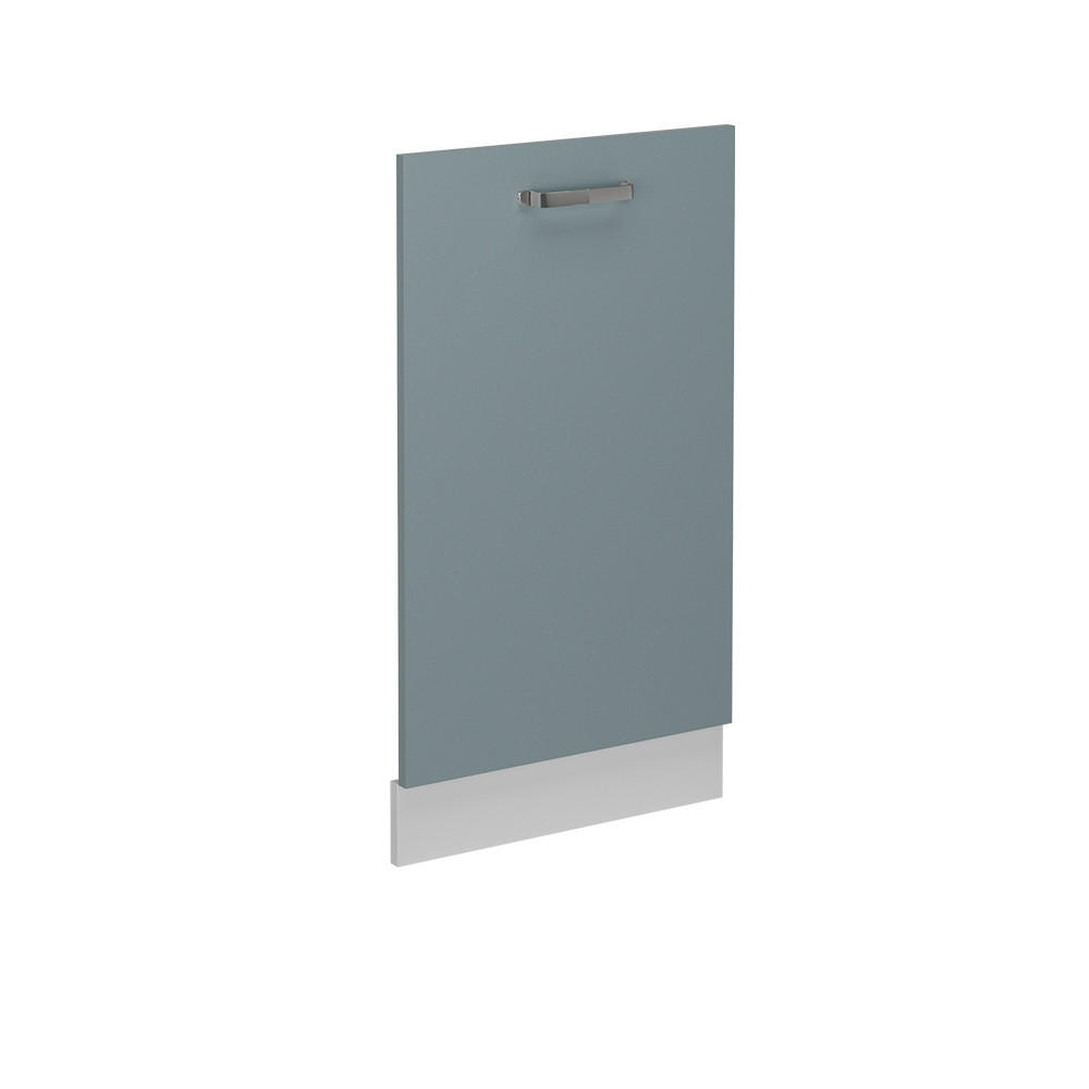 DISKMASKINENS FRONTPANEL R-Line Blågrå 45 cm utan bänkskiva Blågrå, Vit 81.8/45/1.6 cm