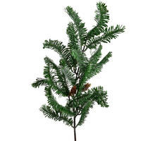KUNSTZWEIG Viridis Grün Verschneit 60cm - Grün, Kunststoff (60cm) - Mondex