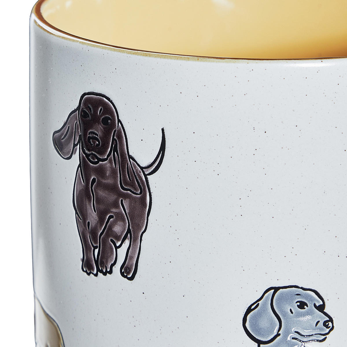 BLUMENTOPF Dog Lover Dackel - Beige, Keramik (18cm) - Butlers