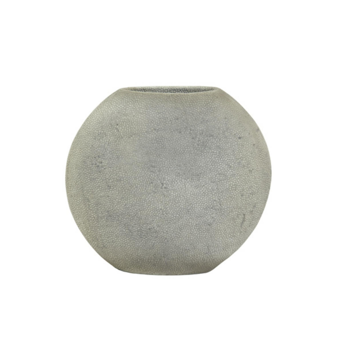 VASE Rayskin Grau 40/14/36 cm - Grau, Kunststoff (36cm) - Light & Living