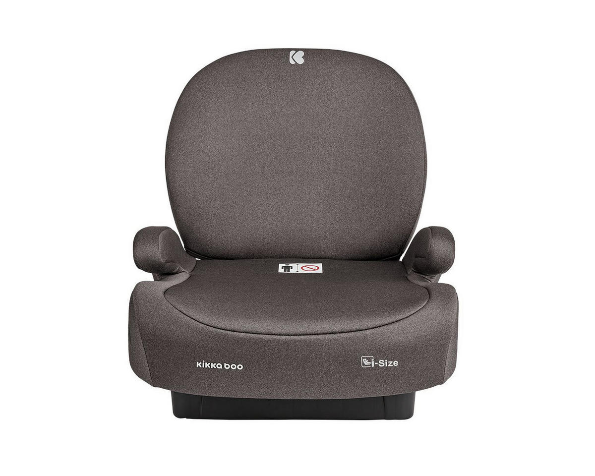 SITZERHÖHUNG i-Boost Braun i-Size (125-150cm) ISOFIX Rückenlehne - Braun, Kunststoff (44/36/41cm) - Kikka boo