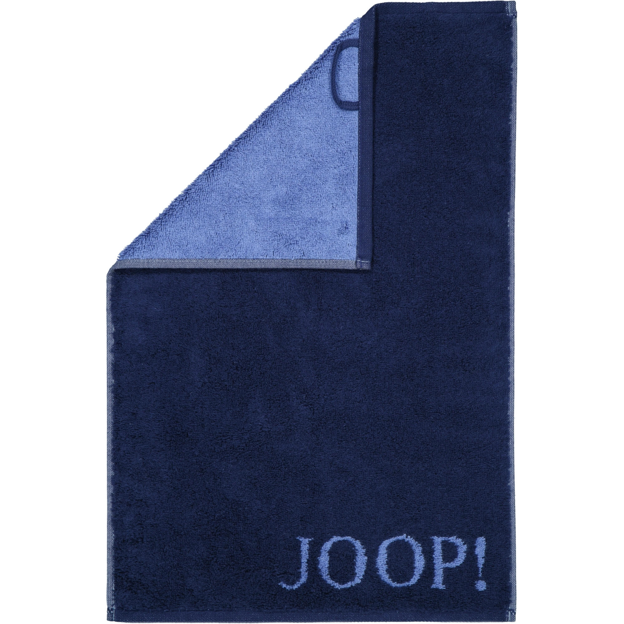 HANDTÜCHER CLASSIC DOUBLEFACE 1600 NAVY - 14 - Blau, Textil (30/50cm) - Joop!