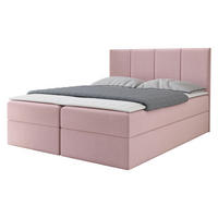 BOXBETT Rebos - Rosa, Holz/Textil (140/200cm) - MIRJAN24