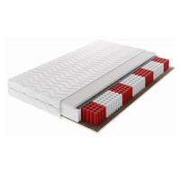 TASCHENFEDERKERNMATRATZE ERVADO MULTI Multipocket 200x200, H3/H4, Höhe ca.: 20 cm - Weiß, Textil (200/200cm) - MASSENO