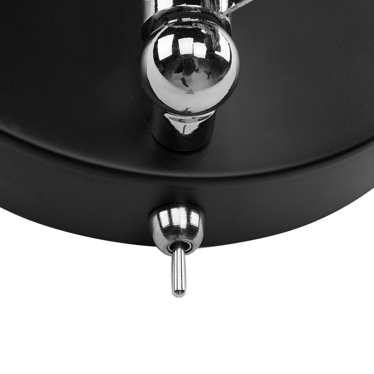 WANDLEUCHTE 2er-Set Harrington 46/11/15 cm - Schwarz, Metall (11/15/46cm) - Beliani