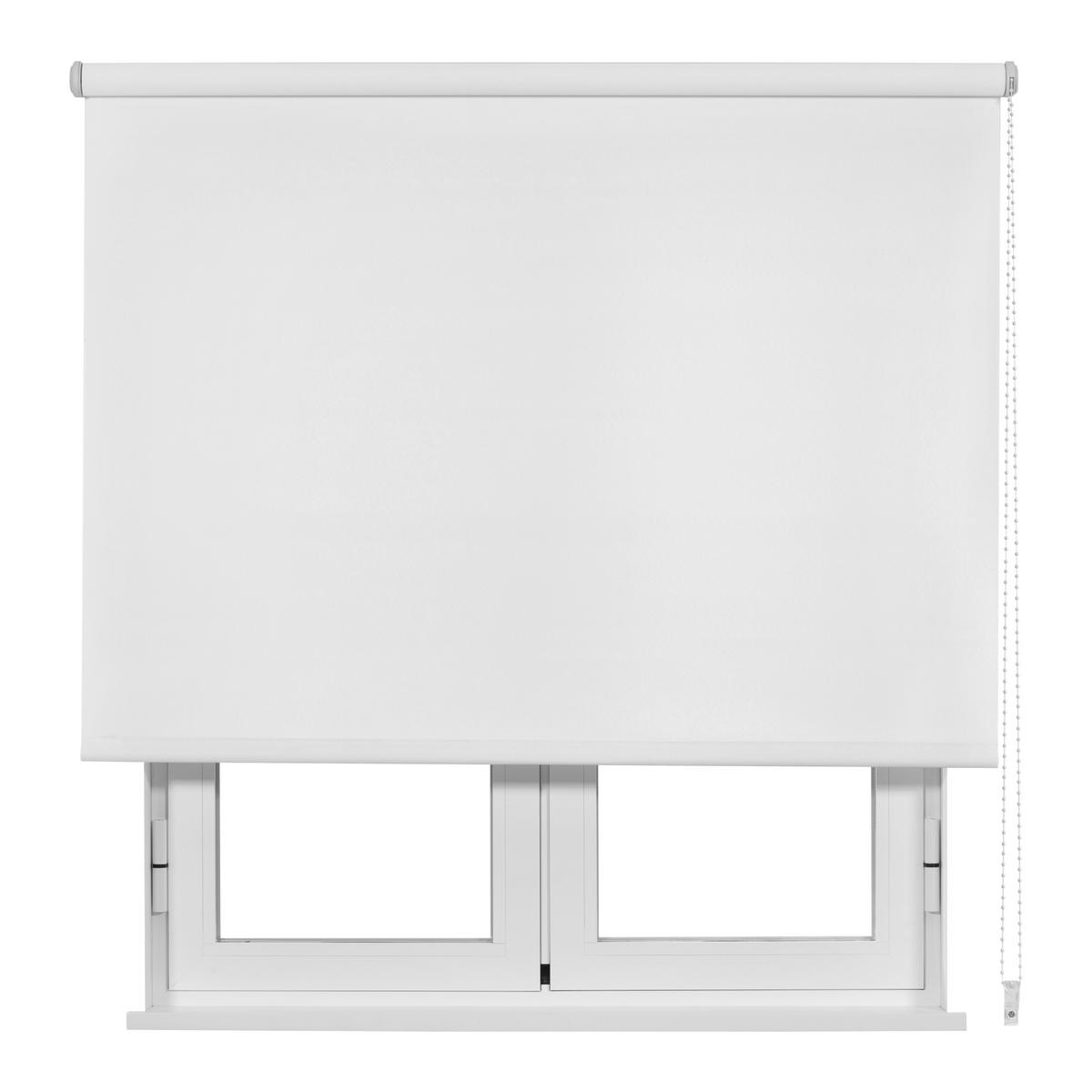 SEITENZUGROLLO lichtdurchlässig Basico - Weiß, Textil (90/250/250cm) - VIEWTEX