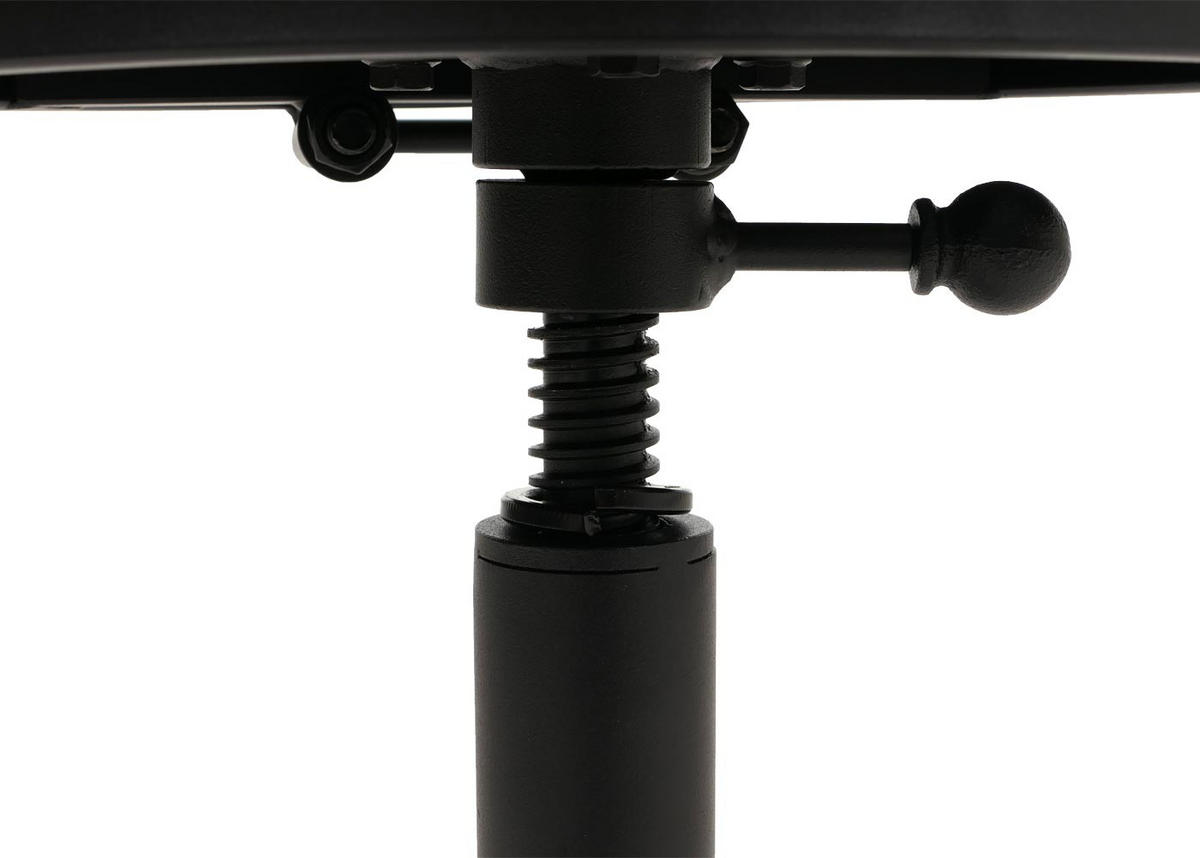 BARHOCKER 2er-Set mit Lehne Sitzhöhe 51-73cm Kunstleder Metall Braun-Schwarz höhenverstellbar - Dunkelbraun, Kunststoff (45/101/45cm) - PROREGAL