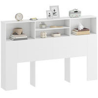 KOPFTEIL DE-18532 mit 4 offenen Fächern Weiß - Weiß, Holzwerkstoff (20.2/108.2/160cm) - ComfortXL