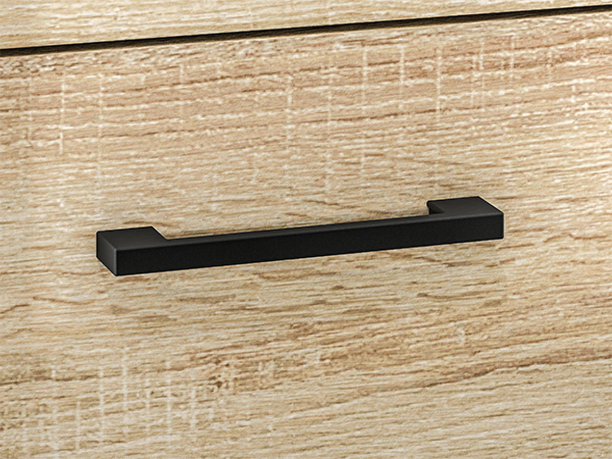SIDEBOARD Caro Sonoma Eiche hell 120 / 40 / 85cm - Braun/Sonoma Eiche, Holz/Holzwerkstoff (120/85/40cm) - Feldmann-Wohnen