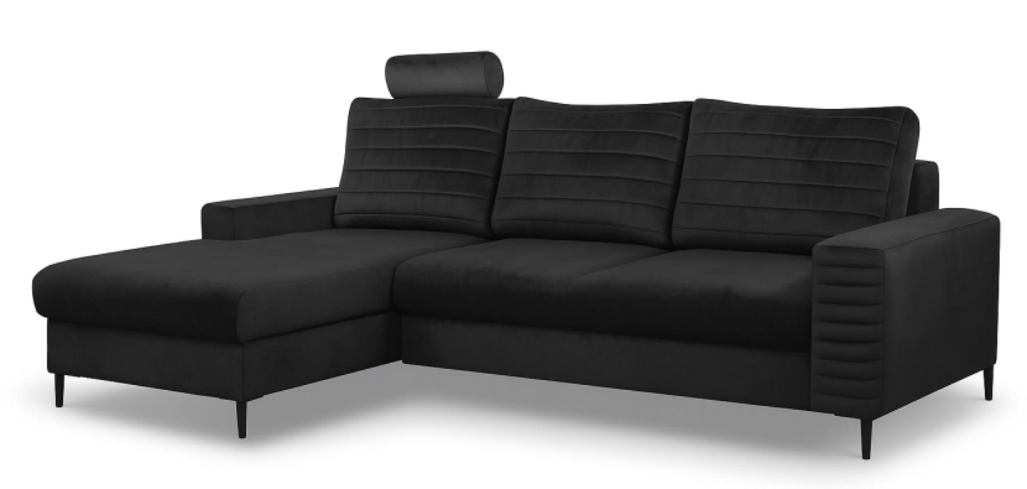Sepro Meble Ecksofa Schwarz 253x165 cm