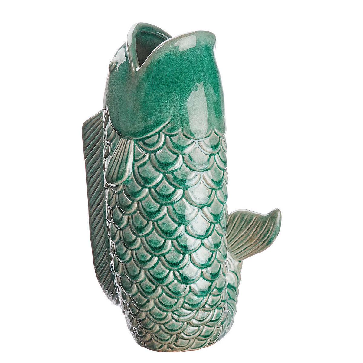 VASE Koi - Grün, Keramik (26cm) - Butlers