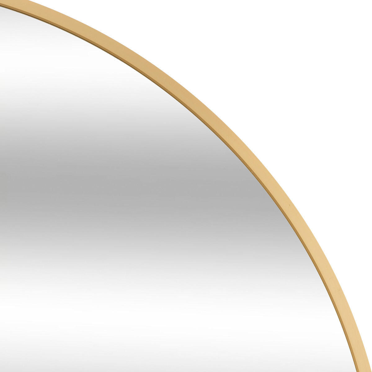 SPIEGEL Metall Ow Ø 70 cm - Goldfarben, Metall (70/70/1.6cm) - Atmosphera Createur d´interieur
