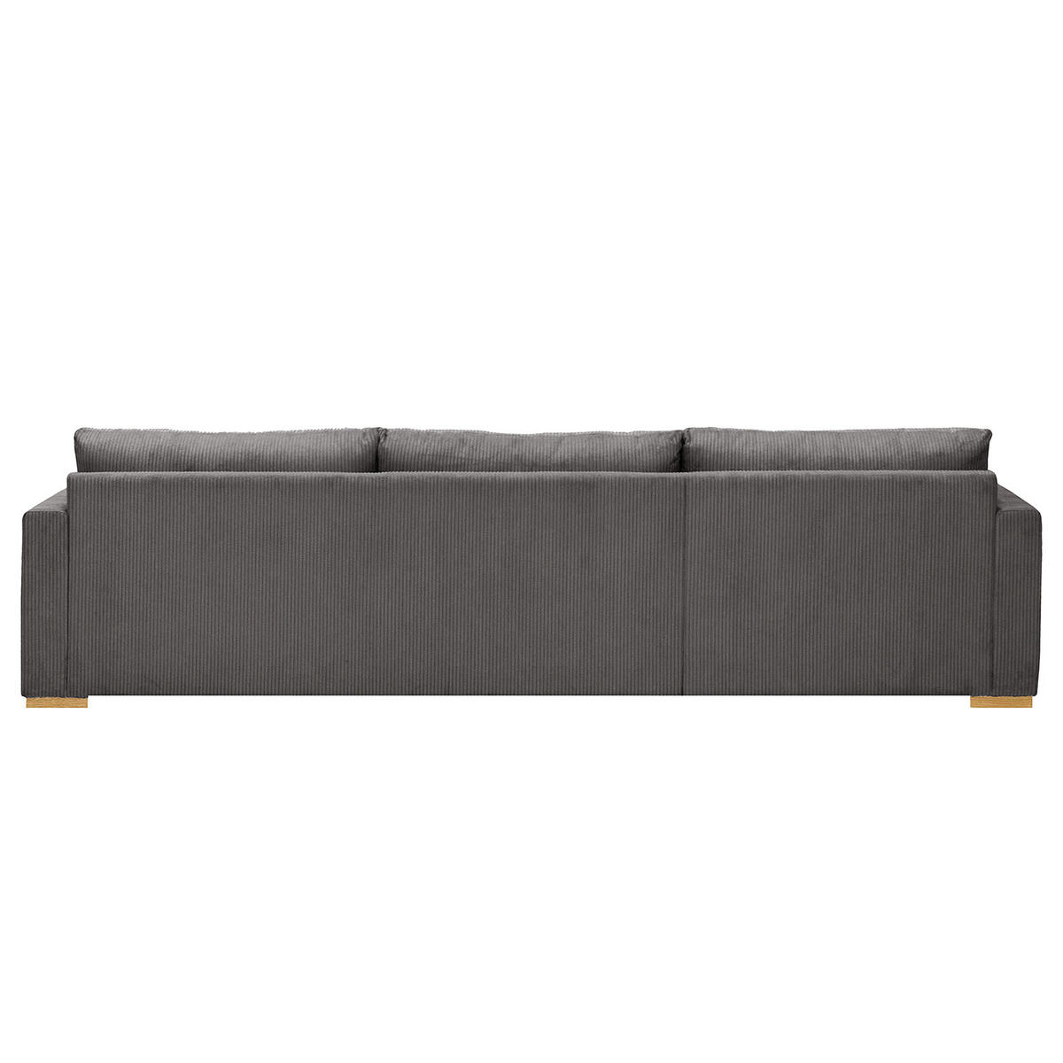 ECKSOFA mit Longchair - Grau, Textil (299/164cm) - home24