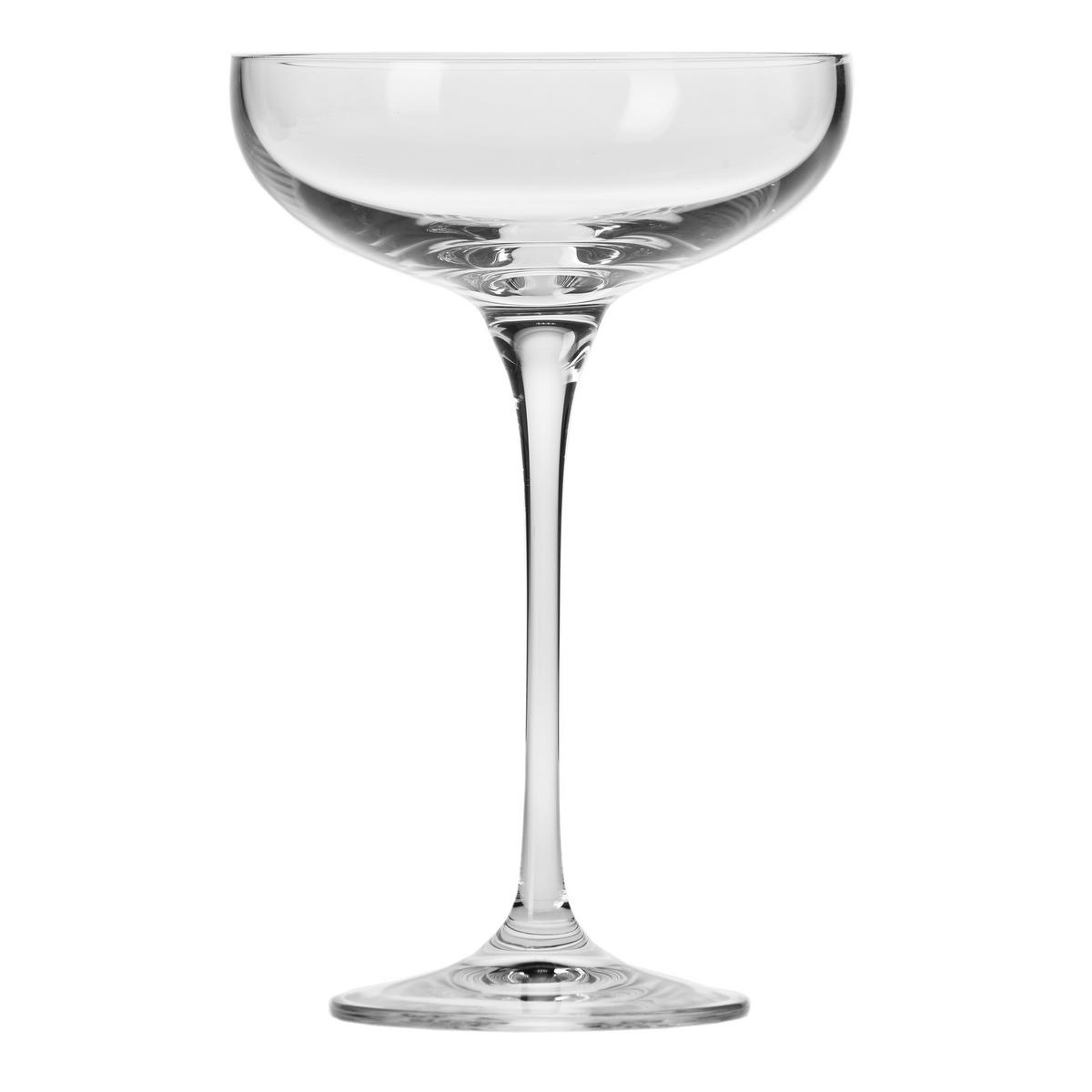 SEKTGLÄSER Harmony, 6er-Set, 280 ml - Transparent, Glas (0.28L) - Krosno Glass
