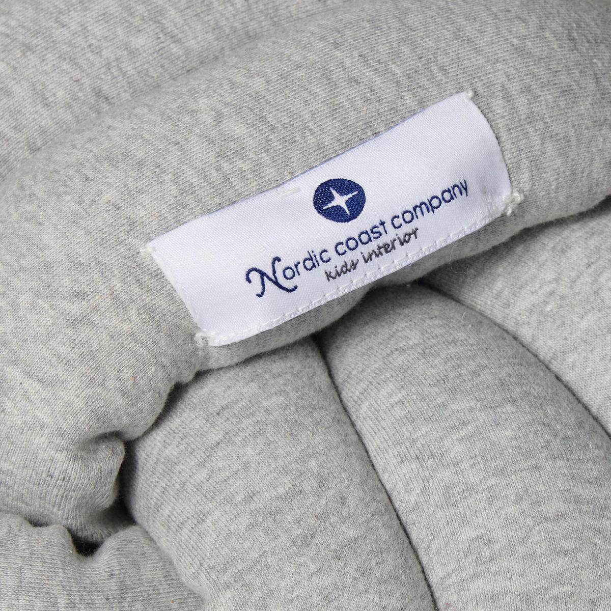 KNOTENKISSEN Jersey Grau - Grau, Textil (30/30cm) - nordic coast company