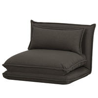 SCHLAFSESSEL - Anthrazit, Textil (78/56/74cm) - home24