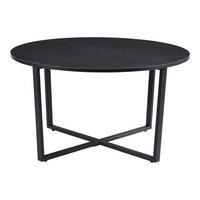 COUCHTISCH Vadstena 80/80/45 - Schwarz, Holzwerkstoff (80/80/45cm) - [en.casa]