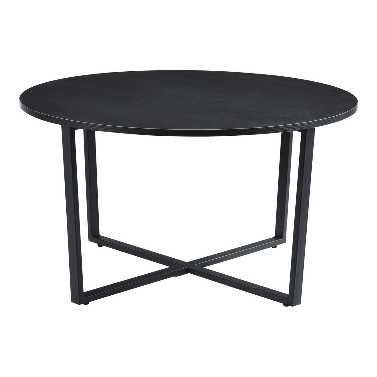COUCHTISCH Vadstena 80/80/45 - Schwarz, Holzwerkstoff (80/80/45cm) - [en.casa]