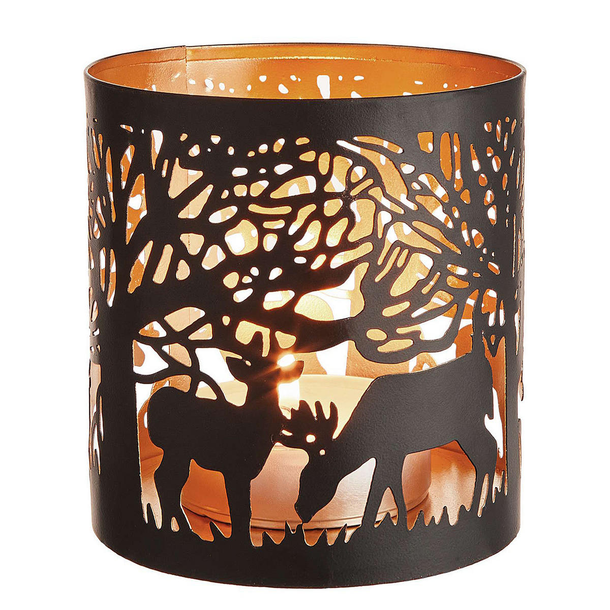 WINDLICHT Luminous - Schwarz, Metall (10/10/10cm) - Butlers